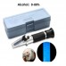 Handheld 0-80% Alcohol Refractometer ATC Spirits Tester (Single scales)
