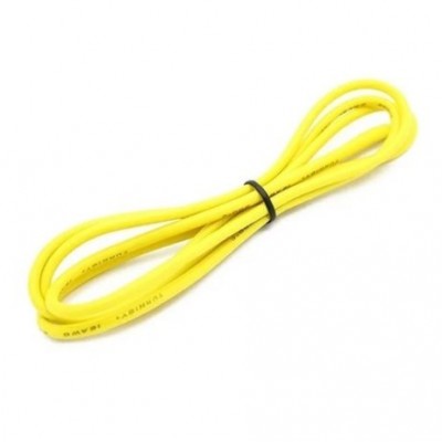 High Quality Ultra Flexible 28AWG Silicone Wire 10 m (Yellow)