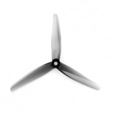 HQProp 6X2.5X3 Light Grey (2CW+2CCW)-Poly Carbonate Triblade Propeller