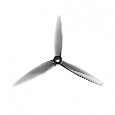 HQProp 7.5X3.7X3 Light Grey (2CW+2CCW)-Poly Carbonate Triblade Propeller