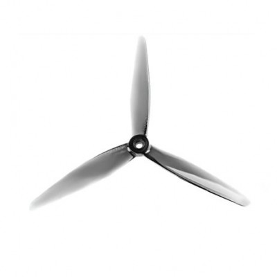 HQProp 7.5X3.7X3 Light Grey (2CW+2CCW)-Poly Carbonate Triblade Propeller