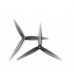 HQProp 8X3.7X3 Grey(1CW+1CCW)-Poly Carbonate Triblade Propeller