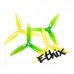 HQProp Ethix S4 Lemon Lime (2CW+2CCW)-Poly Carbonate Triblade Propeller