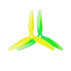 HQProp Ethix S4 Lemon Lime (2CW+2CCW)-Poly Carbonate Triblade Propeller