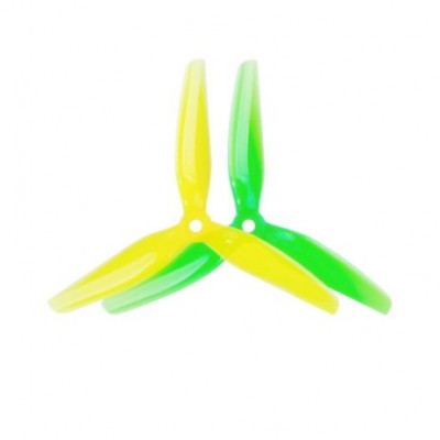 HQProp Ethix S4 Lemon Lime (2CW+2CCW)-Poly Carbonate Triblade Propeller