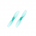 HQProp Ultralight Whoop Prop 1.21.2(31MM) Teal (2CW+2CCW)-PC-1MM Shaft