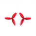 HQProp Ultralight Whoop Prop 1.4X1.1X3(35MM) Red (2CW+2CCW)-PC-1MM Shaft