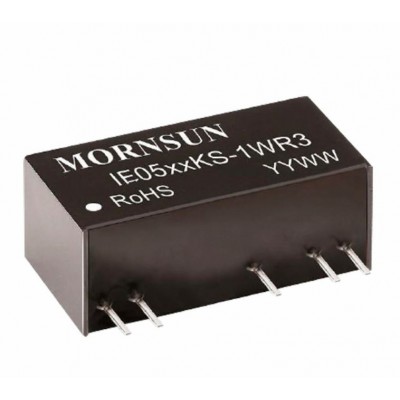 IE0515KS-1WR3 Mornsun 5V to ±15V DC-DC Converter 1W Power Supply Module - Compact SIP Package IE0515KS-1WR3 Mornsun 5V to ±15V DC-DC Converter 1W Power Supply Module - Compact SIP Package