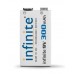 Infinite ENVIE 9V 300mAh Ni-Mh Capacity Ready to Use Rechargeable Battery