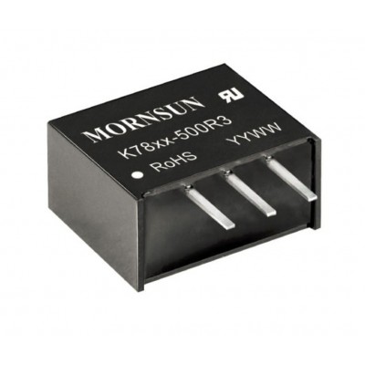 K7815-500R3 Mornsun +15V/-15V Output DC-DC Converter 0.5W Power Supply Module - SIP Package K7815-500R3 Mornsun +15V/-15V Output DC-DC Converter 0.5W Power Supply Module - SIP Package