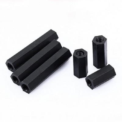 M3x8MM Female to Female Nylon Hex Spacer - 10 Pieces pack. M3x8MM Female to Female Nylon Hex Spacer - 10 Pieces pack.
