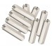 M3x25mm Female to Female Nickel Plated Brass Hex Standoff Spacer - 5 Pieces pack