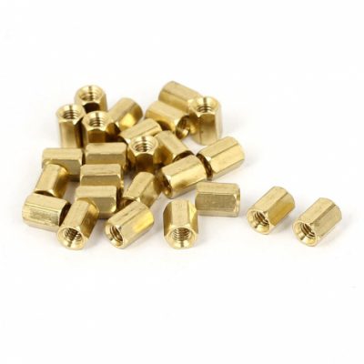 M4 X 5 mm Female to Female Brass Hex Threaded Pillar Standoff Spacer – 2 Pieces pack M4 X 5 mm Female to Female Brass Hex Threaded Pillar Standoff Spacer – 2 Pieces pack