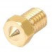 M6 Thread Brass Nozzle V5 V6 UM Compatible - 1.75mm x 0.2mm (for 3D printer)