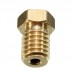 M6 Thread Brass Nozzle V5 V6 UM Compatible 1.75mm x 0.4mm (for 3D printer)