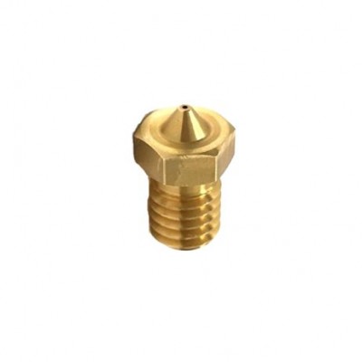 M6 Thread Brass Nozzle V5 V6 UM Compatible 3mm x 0.4mm (for 3D printer) M6 Thread Brass Nozzle V5 V6 UM Compatible 3mm x 0.4mm (for 3D printer)