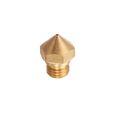 M7 Thread Brass MK10 Nozzle UM Compatible 1.75mm x 0.4mm (for 3D printer) M7 Thread Brass MK10 Nozzle UM Compatible 1.75mm x 0.4mm (for 3D printer)