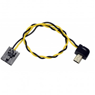 Mini USB (90 Connector) to FPV AV Output Cable for GoPro Hero 3 Mini USB (90 Connector) to FPV AV Output Cable for GoPro Hero 3