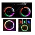 Motorcycle Bicycle Bike Silicone Wheel Bike Lamp, Colorful LED