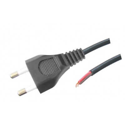 MX 2 Pin Mains Cord 2.7 Meters 14/38 Inch SWG (MX-217A) - 25 Pieces Pack