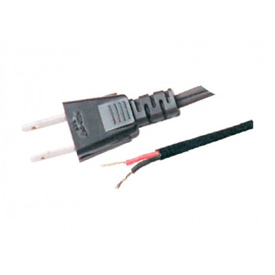 MX 2 Pin Mains Cord Flat Pin 14/38" SWG 1.8 Meter (MX-646) - 25 Pieces Pack