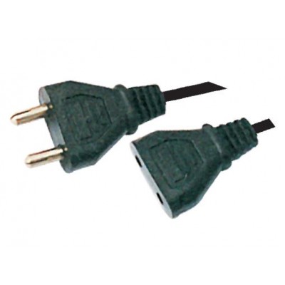 MX 2 Pin Mains EXT Cord 1.8 Meters 14/38 Inch SWG (MX-218) - 10 Pieces Pack