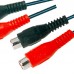 MX 2 RCA Male Plug To MX 2 RCA Female Socket Cord 1.5 Meter (MX-779) - 25 Pieces Pack