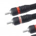 MX 2 RCA Male Plug To MX 2 RCA Male Cord High Resolution OFC Cable 1.5 Meter (MX-795) - 10 Pieces Pack