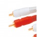 MX 2 RCA Male Plug To MX 2 RCA Male Plug Cord High Resolution OFC Cable Tip Gold Plated 0.3 Meter (MX-836) - 10 Pieces Pack