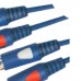 MX 2 RCA Male Plug To MX 2 RCA Male Plug Cord Super Dual Moulded 1.5 Meter (MX-556) - 25 Pieces Pack