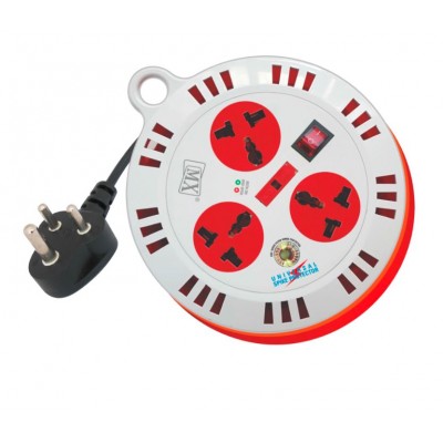 MX 3 Outlet Universal Spike Protector with Autodetect Wire Connector with Fuse & Single Switch EMI / RFI Noise Filter 3 Pin Cord 5 Meter without Shutter (MX-1158A) MX 3 Outlet Universal Spike Protector with Autodetect Wire Connector with Fuse & Single Switch EMI / RFI Noise Filter 3 Pin Cord 5 Meter without Shutter (MX-1158A)