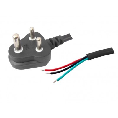 MX 3 Pin Mains Cord 15 Amps 40/38" SWG 1.8 Meter (MX-569) - 10 Pieces Pack MX 3 Pin Mains Cord 15 Amps 40/38" SWG 1.8 Meter (MX-569) - 10 Pieces Pack