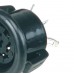 MX 4 Pin DIN Female Socket Industrial Chassis Mounting with Locking System (MX-765)