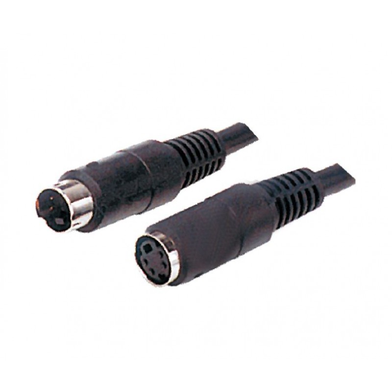 MX 4 Pin Mini DIN Male Plug To MX 4 Pin Mini DIN Female Cord 1.5 Meter