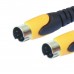 MX 4 Pin Mini DIN Male Plug To MX 4 Pin Mini DIN Male Plug Cord 3 Meter Gold Plated (371C) - 6 Pieces Pack MX 4 Pin Mini DIN Male Plug To MX 4 Pin Mini DIN Male Plug Cord 3 Meter Gold Plated (371C) - 6 Pieces Pack