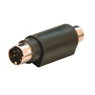 MX 4 Pin Mini DIN Male Plug To MX RCA Female Socket Connector (MX-1922) MX 4 Pin Mini DIN Male Plug To MX RCA Female Socket Connector (MX-1922)