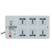 MX 6 Outlet Universal Power Strip with 2 USB outlet for Charging 5V 2.4mA Power Cord 10 Meter (MX-982-USB) - 10 Pieces Pack MX 6 Outlet Universal Power Strip with 2 USB outlet for Charging 5V 2.4mA Power Cord 10 Meter (MX-982-USB) - 10 Pieces Pack