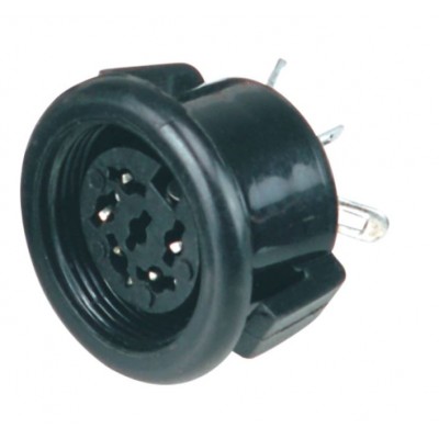 MX 6 Pin DIN Female Socket Industrial Chassis Mounting with Locking System (MX-768) - 100 Pieces Pack MX 6 Pin DIN Female Socket Industrial Chassis Mounting with Locking System (MX-768) - 100 Pieces Pack