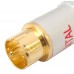 MX 6 Pin Mini DIN Male Connector Metal Solder Type Gold Plated (MX-268) - 10 Pieces Pack