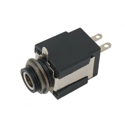 MX 6.35mm P-38 Mono Female Connector Box Type Plastic (MX-70) - 200 Pieces Pack