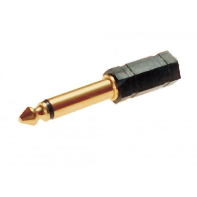 MX 6.35mm P-38 Mono Male Plug To MX 3.5mm EP Female Connector Gold Plated (MX-199) - 50 Pieces Pack MX 6.35mm P-38 Mono Male Plug To MX 3.5mm EP Female Connector Gold Plated (MX-199) - 50 Pieces Pack