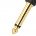 MX 6.35mm P-38 Mono Male Plug To MX RCA Female Connector Gold Plated (MX-145) - 50 Pieces Pack MX 6.35mm P-38 Mono Male Plug To MX RCA Female Connector Gold Plated (MX-145) - 50 Pieces Pack