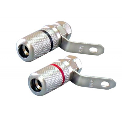 MX Army Type Binding Post Terminal Heavy Duty Full Metal 15 Amp Red and Black Pair (MX-753) - 100 Pieces Pack MX Army Type Binding Post Terminal Heavy Duty Full Metal 15 Amp Red and Black Pair (MX-753) - 100 Pieces Pack