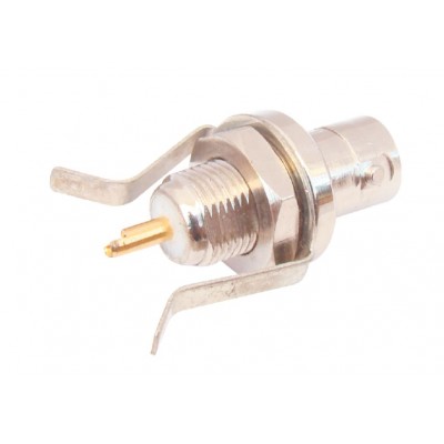 MX BNC Female Socket Connector Industrial with Teflon - Pin Gold Plated (MX-180) - 25 Pieces Pack MX BNC Female Socket Connector Industrial with Teflon - Pin Gold Plated (MX-180) - 25 Pieces Pack