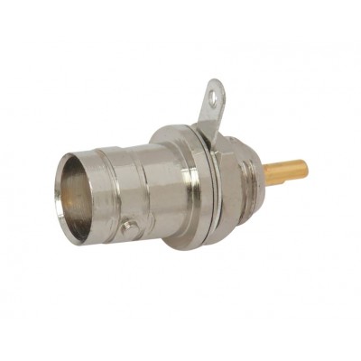 MX BNC Female Socket Connector with Pin Gold Plated with Durlin (MX-182) - 100 Pieces Pack