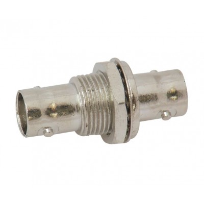 MX BNC Female Socket To MX BNC Female Bulkhead Connector Chassis Mounting (MX-439) - 25 Pieces Pack