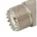 MX BNC Female Socket To MX UHF Female Connector with Teflon Pin Gold Plated (MX-292) - 10 Pieces Pack