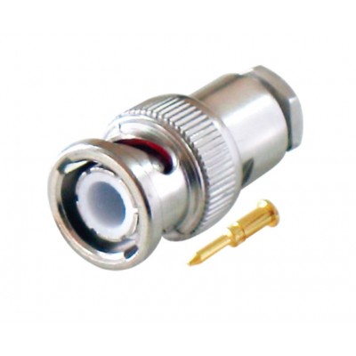 MX BNC Male Plug Connector Clamp Type Industrial with Teflon RG-58/U (MX-179) MX BNC Male Plug Connector Clamp Type Industrial with Teflon RG-58/U (MX-179)