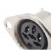 MX DIN Female Connector Metal 4 Pin Socket (MX-123) MX DIN Female Connector Metal 4 Pin Socket (MX-123)