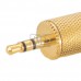 MX EP Stereo Male Connector 3.5mm Full Metal With Long Spring Heavy Duty Gold Plated (MX-14A) - 20 Pieces Pack MX EP Stereo Male Connector 3.5mm Full Metal With Long Spring Heavy Duty Gold Plated (MX-14A) - 20 Pieces Pack